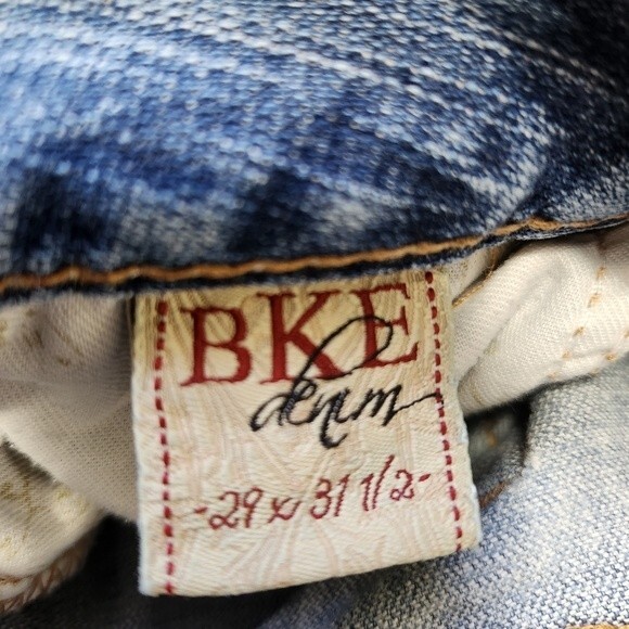 BKE Jeans Culture Stretch Size 29 Light Wash Distressed Womens streetwear - Picture 6 of 14